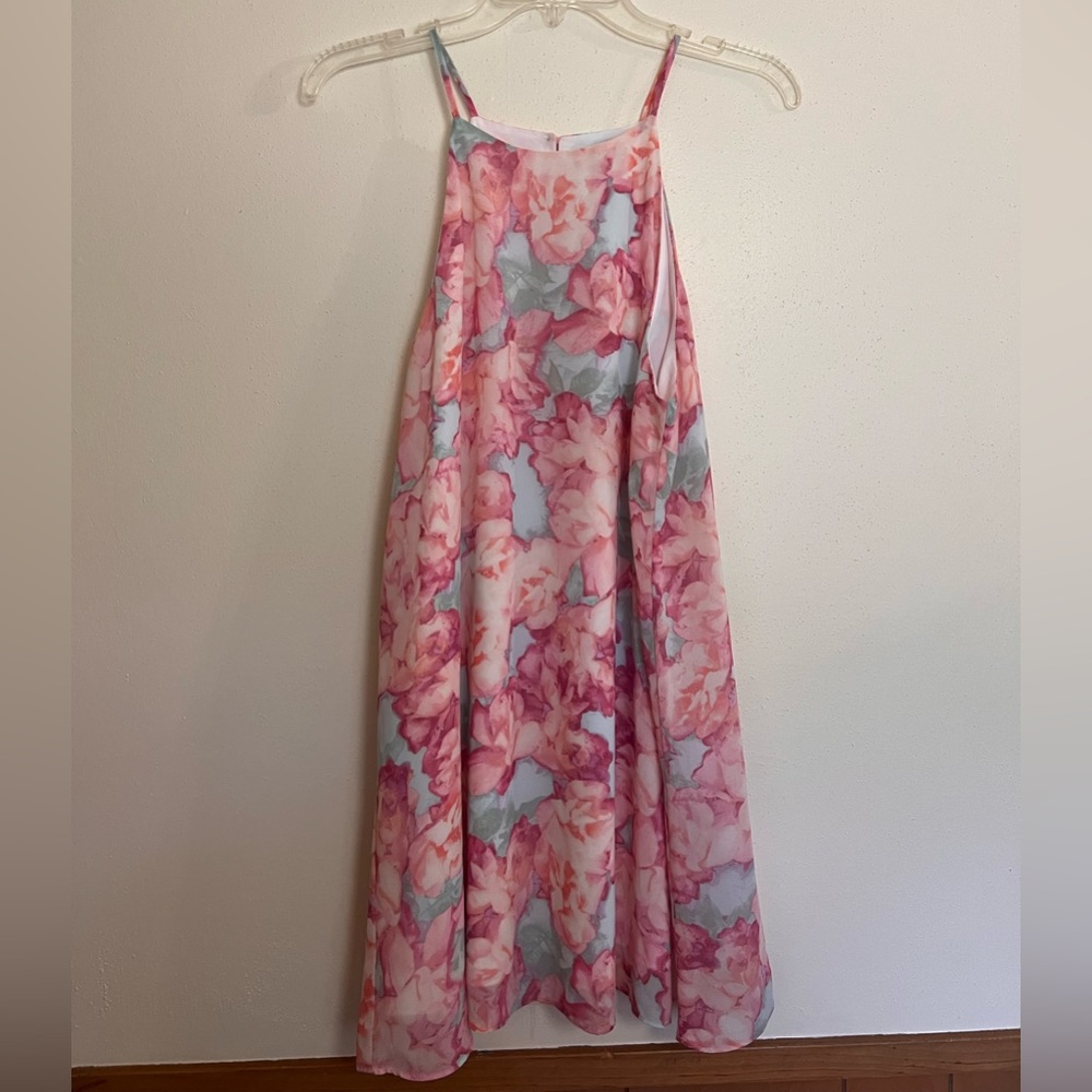 Forever 21 Women Pink Casual Dress M